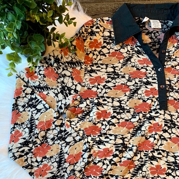 ❤️SOLD Anthropologie [Moth] floral shirt - Picture 4 of 6